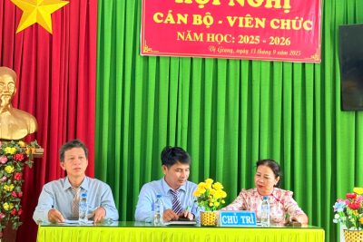 HỘI NGHỊ CÁN BỘ VIÊN CHỨC NĂM 2025-2026