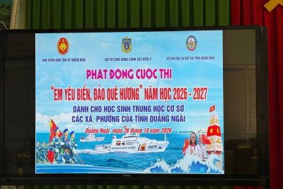 LỄ PHÁT ĐỘNG CUỘC THI “EM YÊU BIỂN, ĐẢO QUÊ HƯƠNG” NĂM HỌC 2026 – 2027