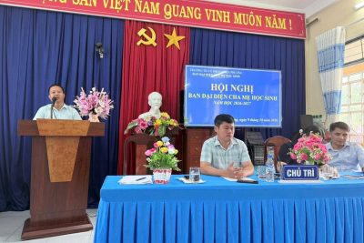 TRƯỜNG TH & THCS NGHĨA PHƯƠNG TỔ CHỨC THÀNH CÔNG HỘI NGHỊ CHA MẸ HỌC SINH NĂM HỌC 2026–2027
