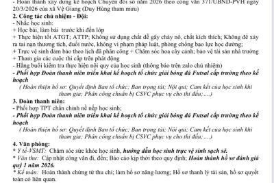 Kế hoạch tuần 28